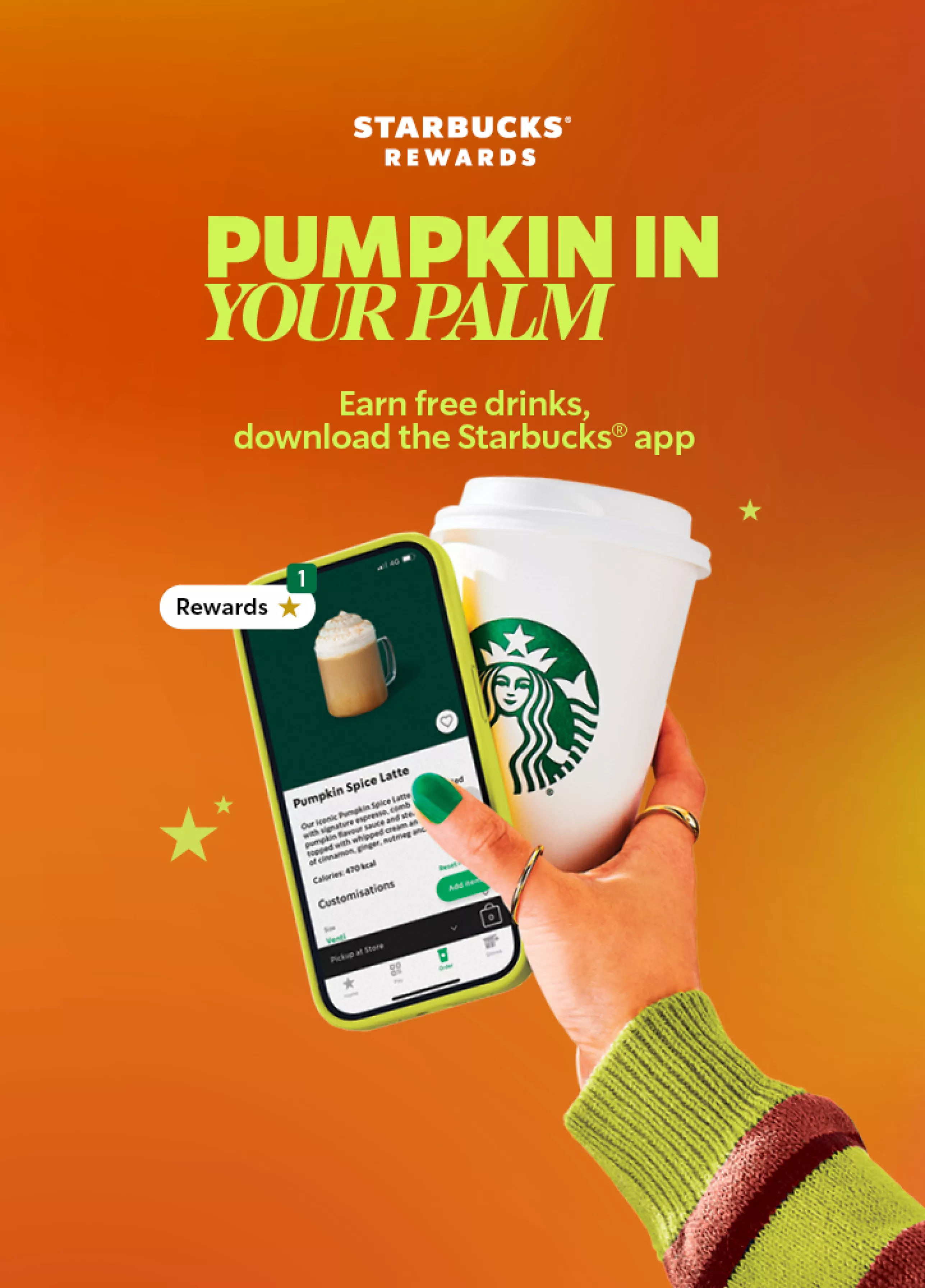 Pumpkin in your palm 