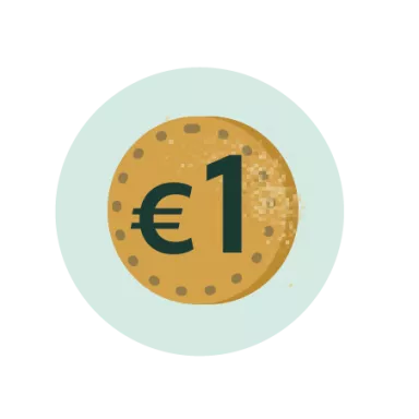 1 euro